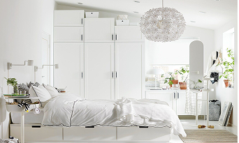 Living room with Scandinavian furniture
